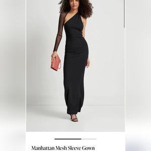 Mesh Sleeve dress